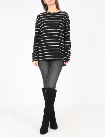 Bluza Pull&Bear, negru Negru