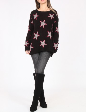 
						Pulover Bershka, negru