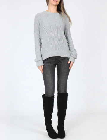 Pulover Pull&Bear, gri Gri