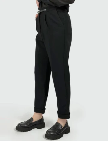 Pantaloni Pull&Bear, negru Negru