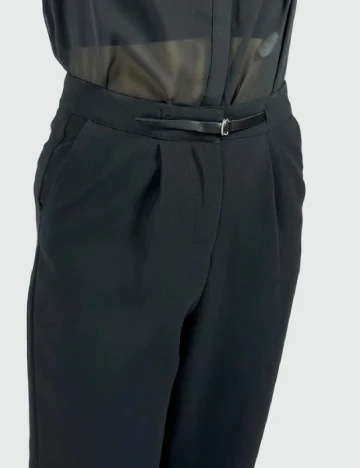 Pantaloni Pull&Bear, negru Negru