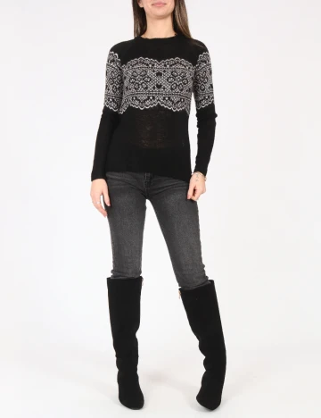 Bluza Bershka, negru Negru