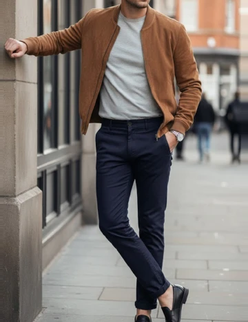 Pantaloni Bershka, bleumarin Albastru