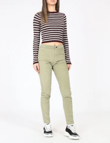 Pantaloni Zara, verde Verde