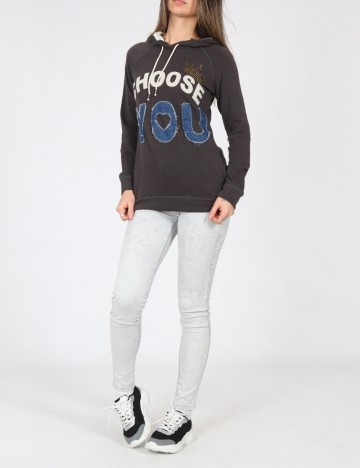 Hanorac Bershka, gri