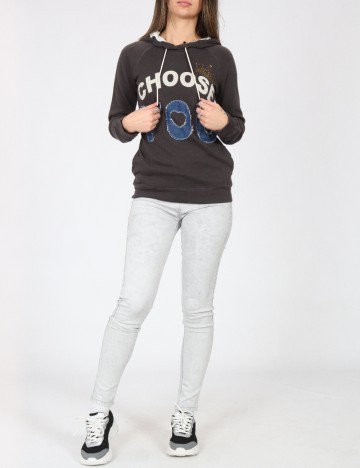 Hanorac Bershka, gri