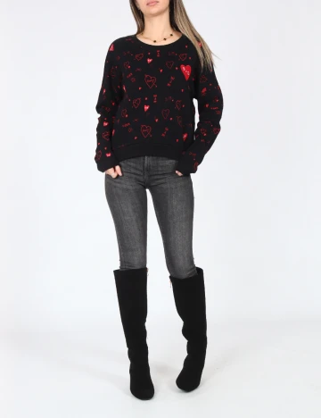 Bluza Pull&Bear, negru Negru