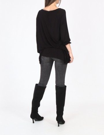Bluza Pull&Bear, negru