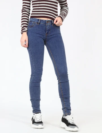 Blugi Pull&Bear, albastru Albastru