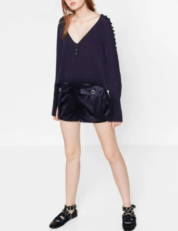 Bluza Zara, bleumarin Albastru