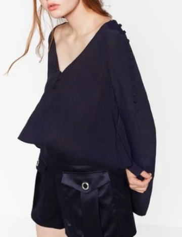 Bluza Zara, bleumarin Albastru