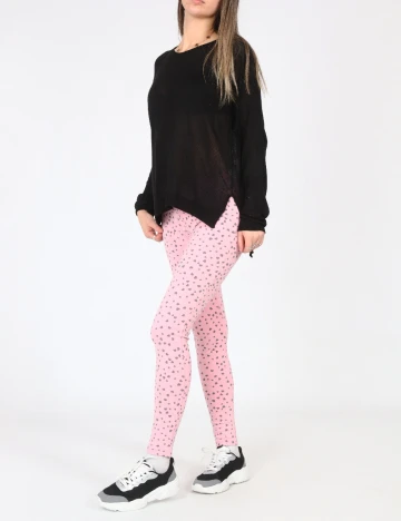 Pantaloni Zara, roz Roz