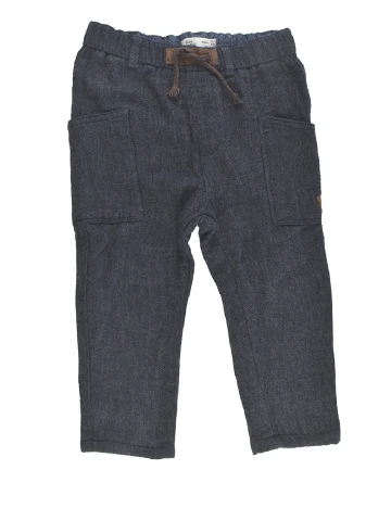 Pantaloni Zara, bleumarin Albastru