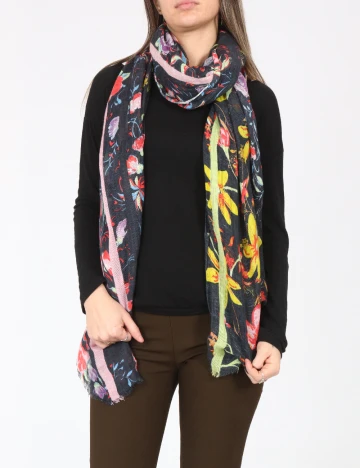 Esarfa Zara, floral print Floral print