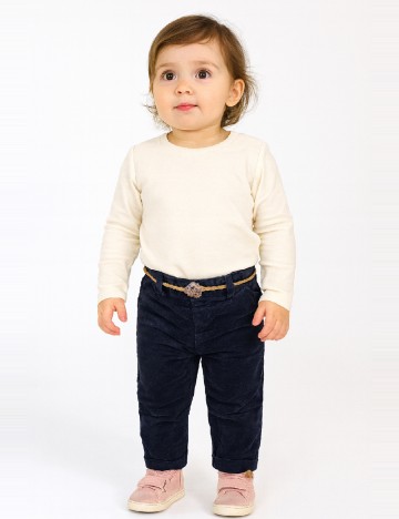 
						Pantaloni Zara, bleumarin