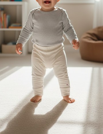 
						Pantaloni Zara, ecru