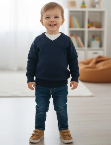 Bluza Zara, bleumarin Albastru