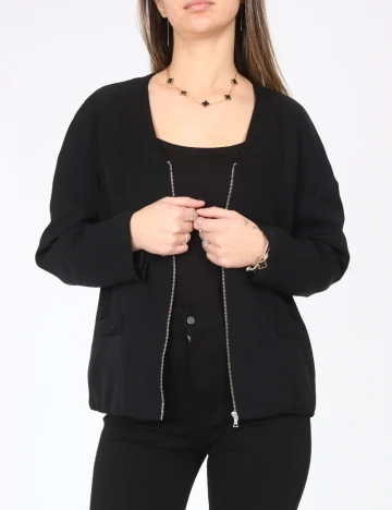 Jacheta Zara, negru Negru