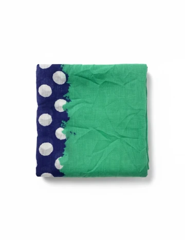 Esarfa Zara, bleumarin/verde Albastru