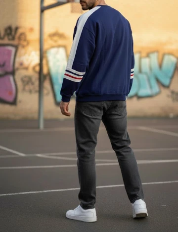 Bluza Pull&Bear, bleumarin Albastru