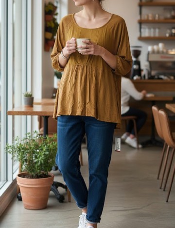 
						Bluza Oversize Pull&Bear, maro