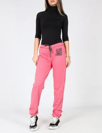 Pantaloni Bershka, roz Roz