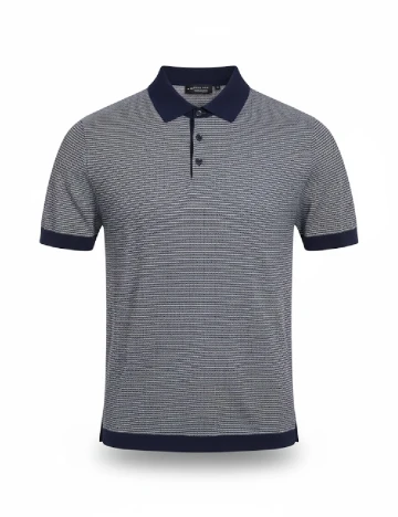 Tricou Zara, bleumarin/alb Albastru