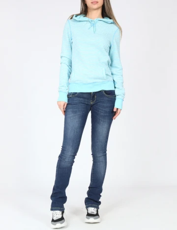 Blugi Bershka, albastru Albastru