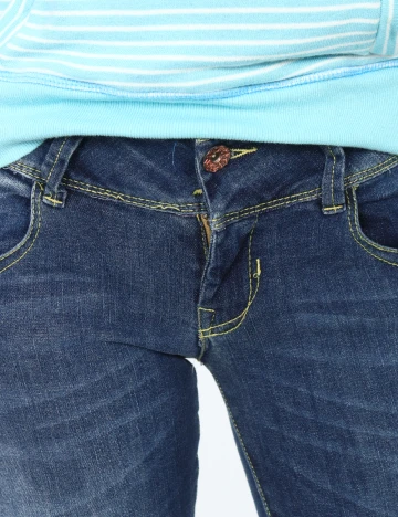 Blugi Bershka, albastru Albastru