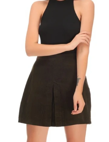 Fusta Zara, verde Verde