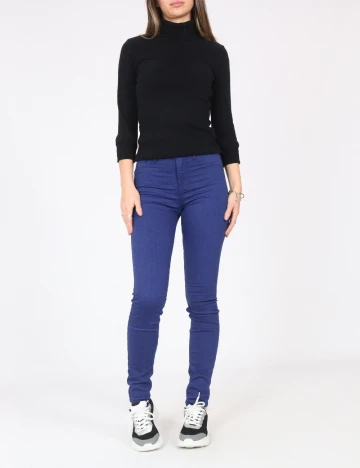 Blugi Bershka, albastru Albastru