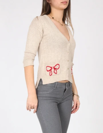 Cardigan Zara, crem Crem