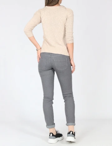 Blugi Bershka, gri Gri