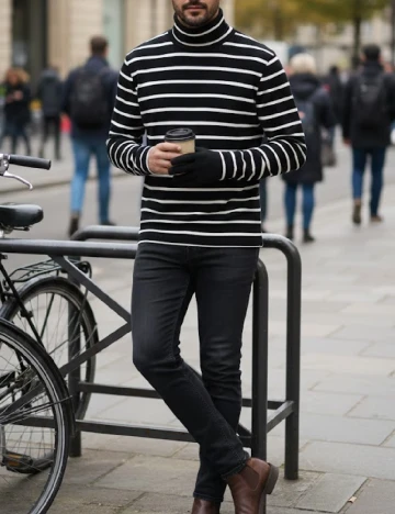 Bluza Zara, negru/alb Negru