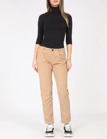 Pantaloni Zara, maro deschis Maro