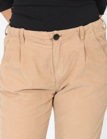 Pantaloni Zara, maro deschis Maro