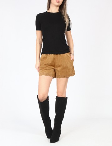 Pantaloni scurti Zara, maro