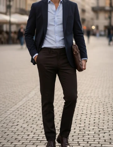 Pantaloni Zara, maro inchis Maro