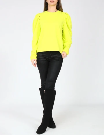 Bluza Zara, verde neon Verde