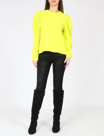 Bluza Zara, verde neon Verde