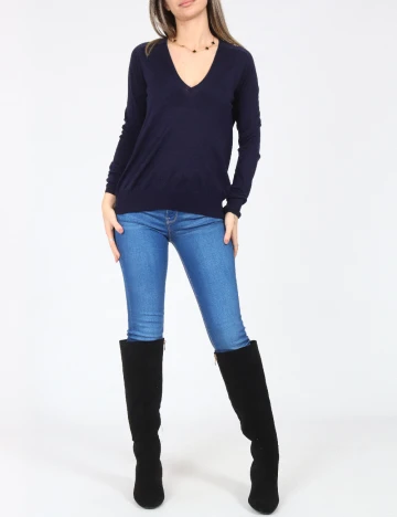 Bluza Zara, bleumarin Albastru