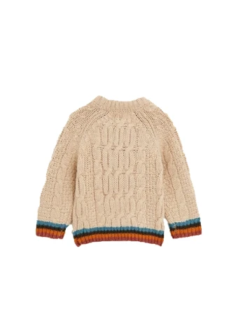 Pulover Zara, bej Crem