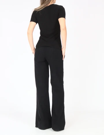 Pantaloni Bershka, negru Negru