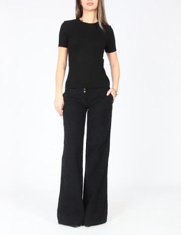 
						Pantaloni Bershka, negru