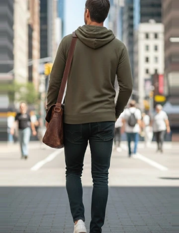 Hanorac Bershka, verde