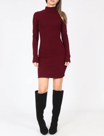 Rochie scurta Bershka, pruna Mov