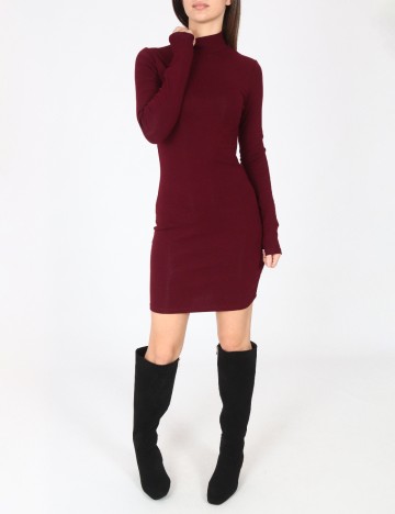 Rochie scurta Bershka, pruna