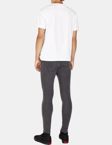 Blugi Bershka, gri Gri