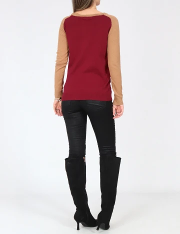 Bluza Zara, rosu/maro