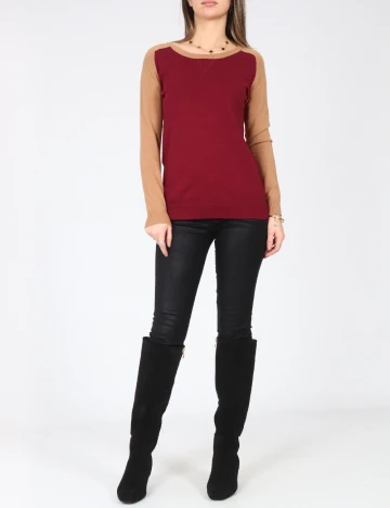 Bluza Zara, rosu/maro